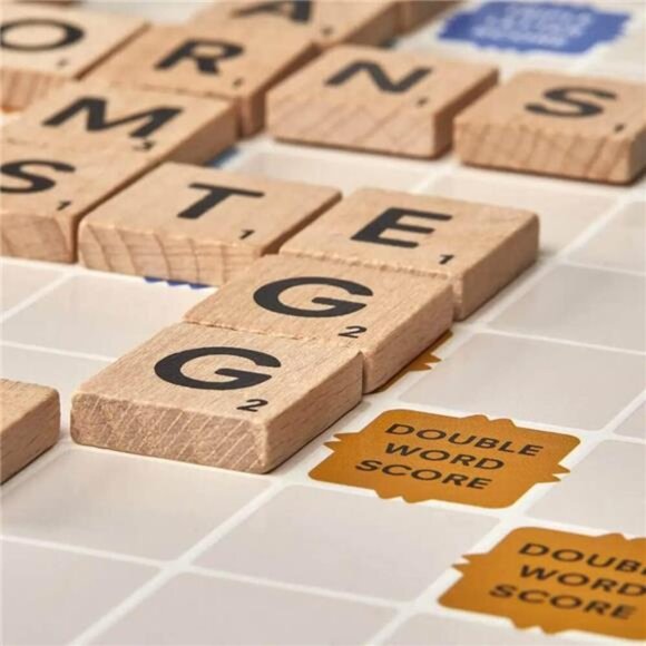 Gaming Scrabble Board Game,Word Game for Kids Ages 8 and Up,Fun Family Game - Picture 6 of 7